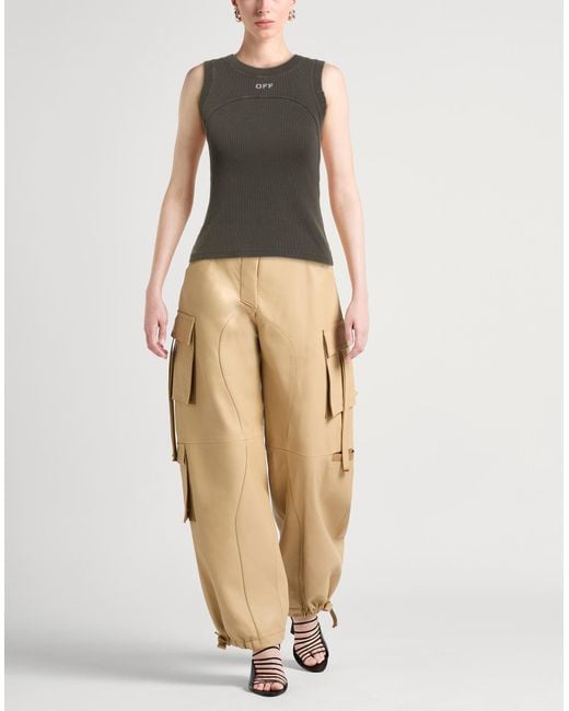 Top di Off-White c/o Virgil Abloh in Green