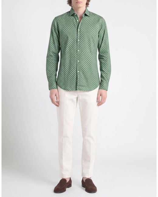 B.D. Baggies Green Shirt Cotton for men