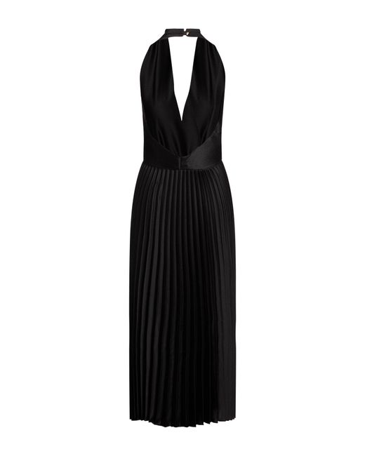 Kaos Black Maxi Dress Polyester