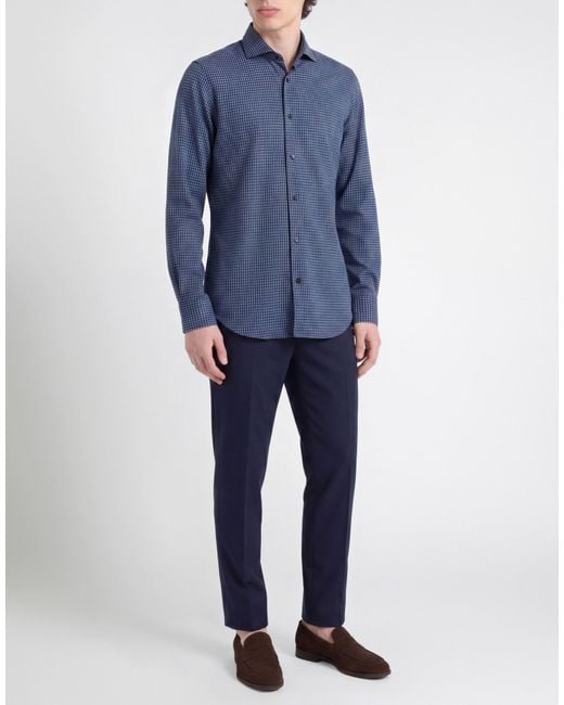 Bagutta Blue Shirts for men