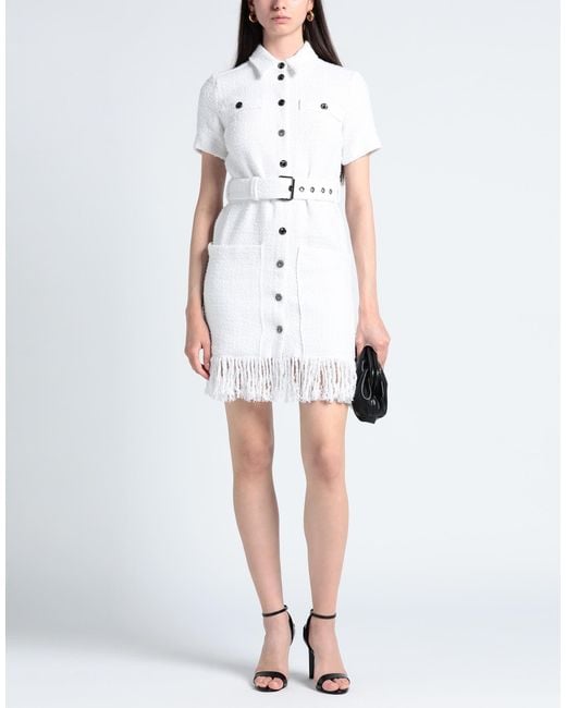 Pinko White Mini Dress