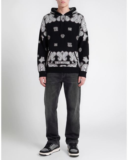 Pullover True Religion de hombre de color Black