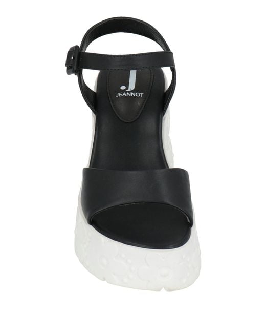 Jeannot White Sandals Leather