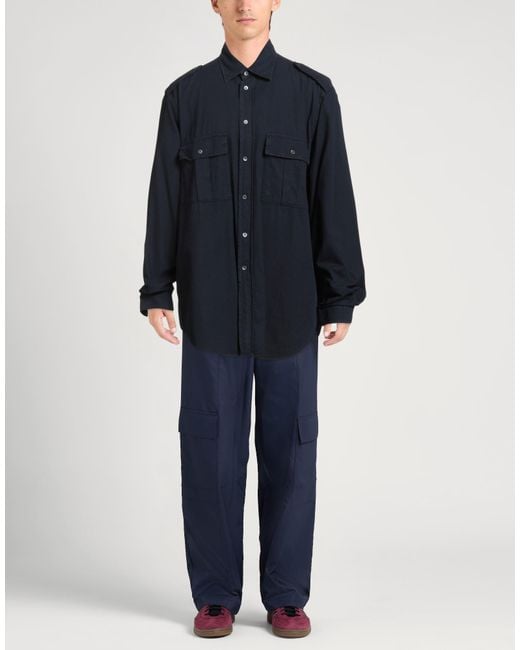 Camisa Barena de hombre de color Blue