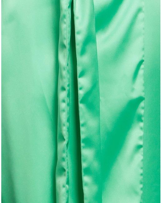 ROTATE BIRGER CHRISTENSEN Green Maxi-Kleid