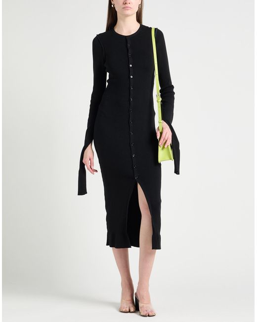 MM6 by Maison Martin Margiela Black Midi Dress