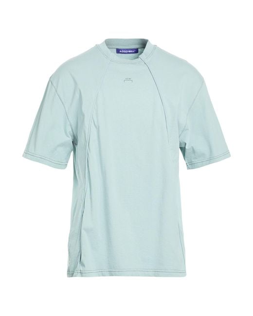A_COLD_WALL* Blue T-Shirt Cotton, Elastane for men