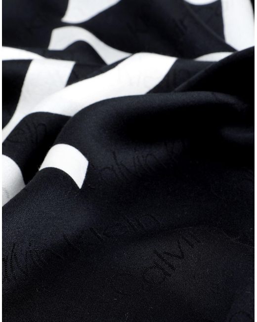 Bufanda Calvin Klein de color Black