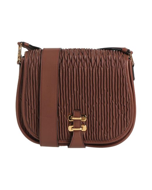 Alberta Ferretti Brown Cross-Body Bag