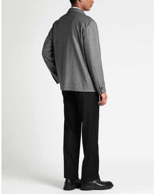 Lardini Gray Jacket Wool, Cashmere for men