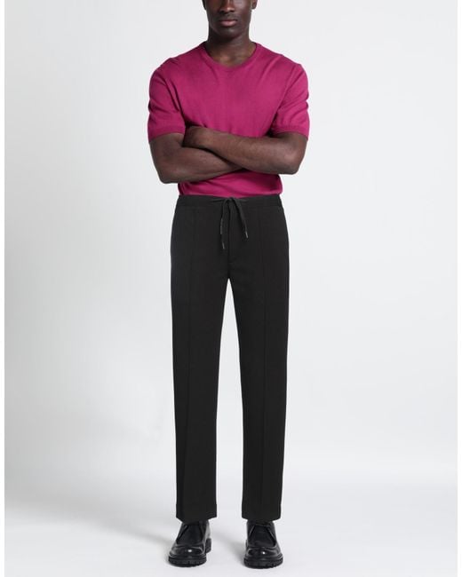 ARMANI EXCHANGE Black Trouser for men