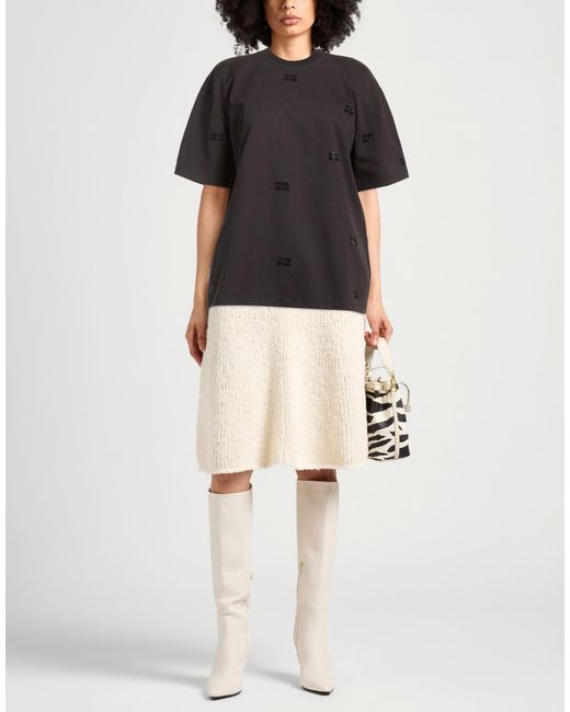 Ganni Black T-Shirt Organic Cotton