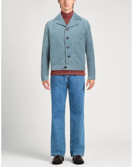 Paul & Joe Blue Jacket Cotton for men
