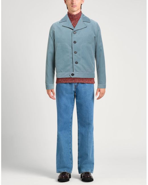 Paul & Joe Blue Jacket Cotton for men