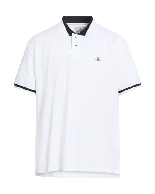 Vivienne Westwood White Polo Shirts for men