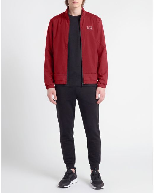 EA7 Red Jacket for men