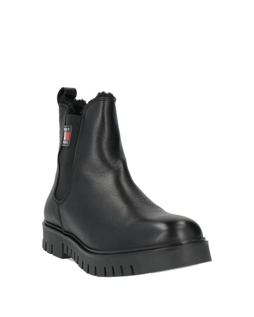 Tommy Hilfiger Black Ankle Boots