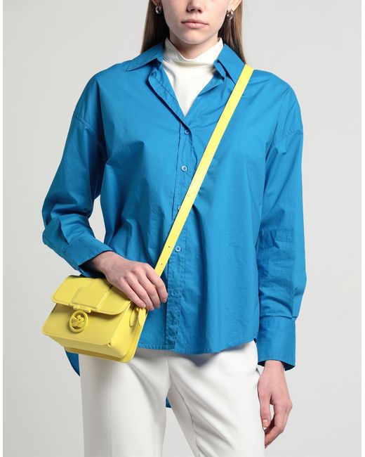 Bolso con bandolera Longchamp de color Yellow