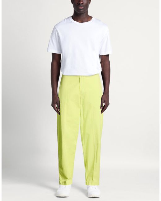 MAISON CRAZY WORKER 3.2 Yellow Pants for men