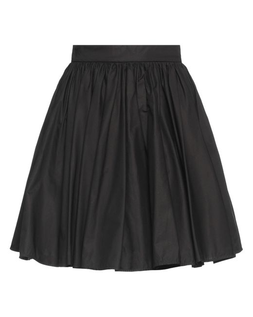 MSGM Black Mini Skirt