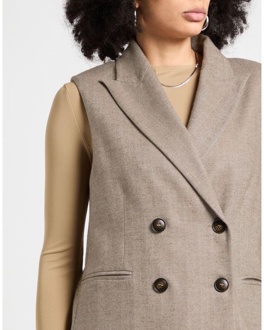D.exterior Natural Blazer Viscose, Virgin Wool, Polyester, Elastane