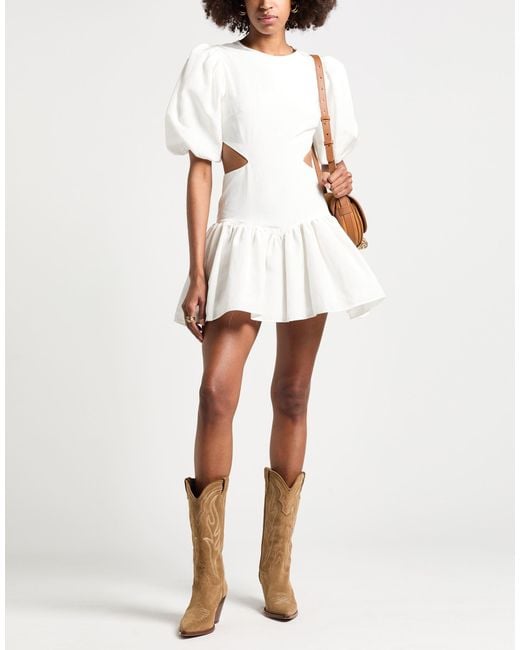 Minivestido MSGM de color White