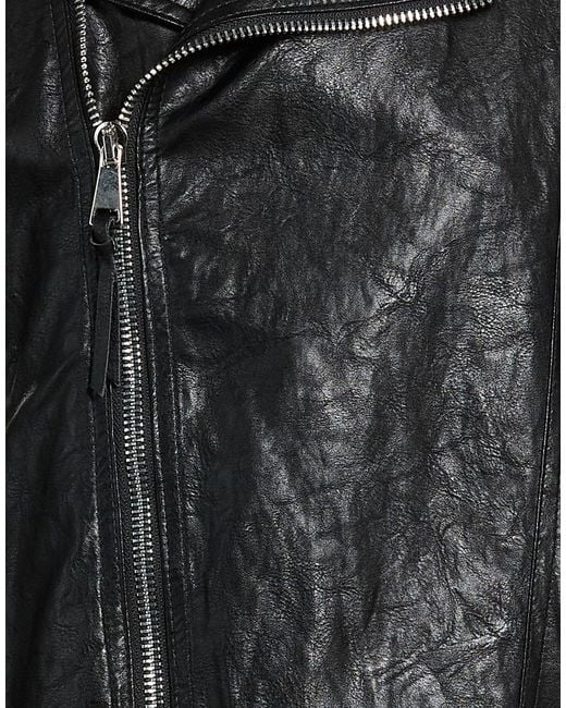 Berna Black Jacket Polyester, Viscose for men