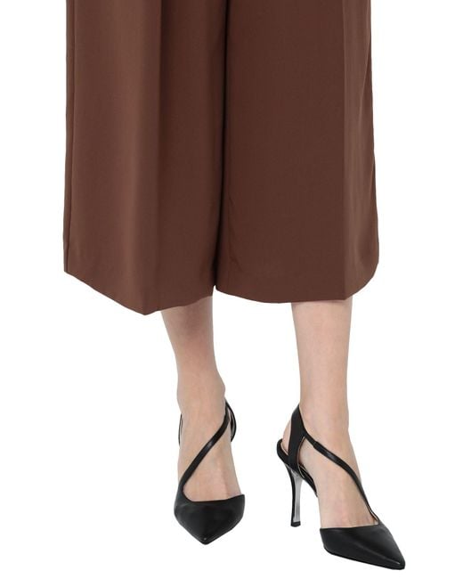 Furla Black Code Slingback T.90 Pumps Soft Leather