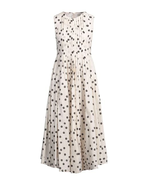 Robe midi Max Mara en coloris White
