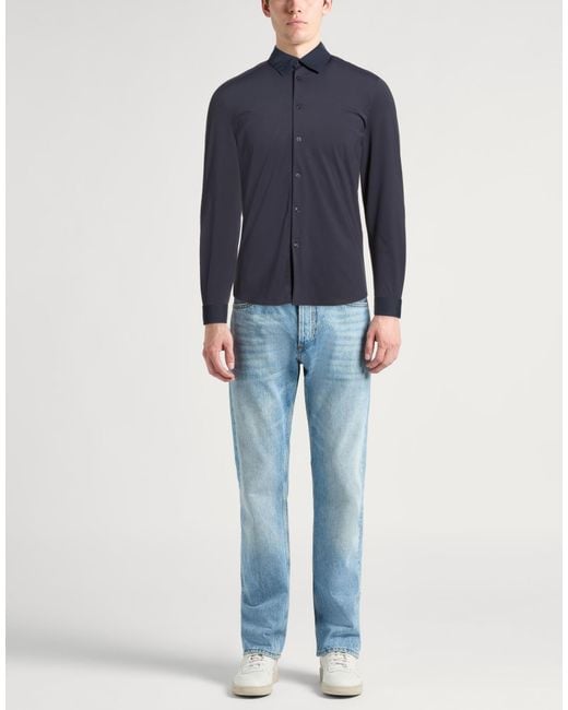Camicia di Bomboogie in Blue da Uomo