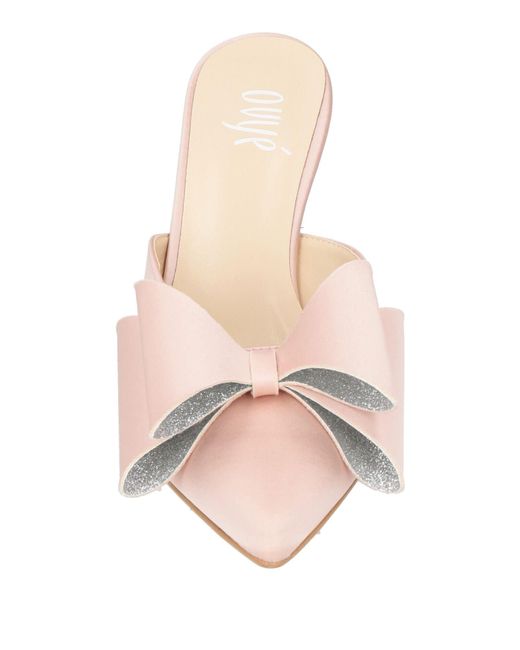 Ovyè Pink Mules & Clogs