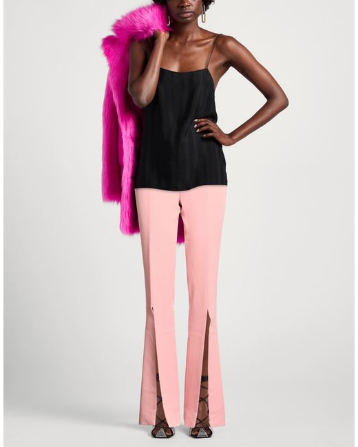 Gaelle Paris Pink Pants Polyester, Elastane