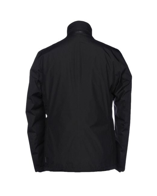 Herno Black Puffer Polyester, Fluorine Fiber, Polyamide, Elastane for men