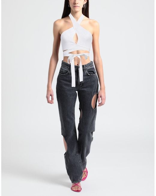 Top MSGM de color White