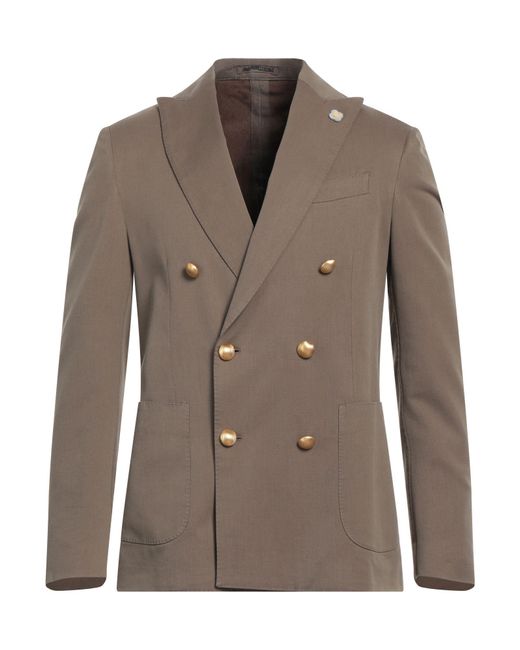 Lardini Brown Suit Jacket for men