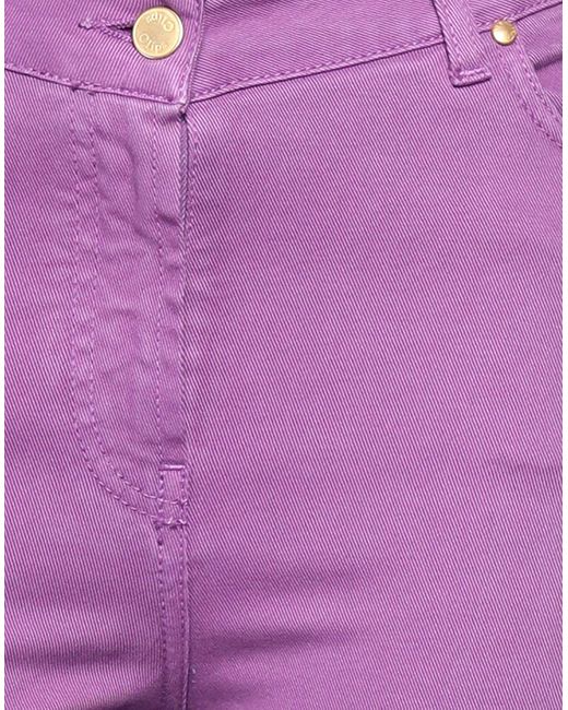 Clips More Purple Jeans Cotton, Elastane