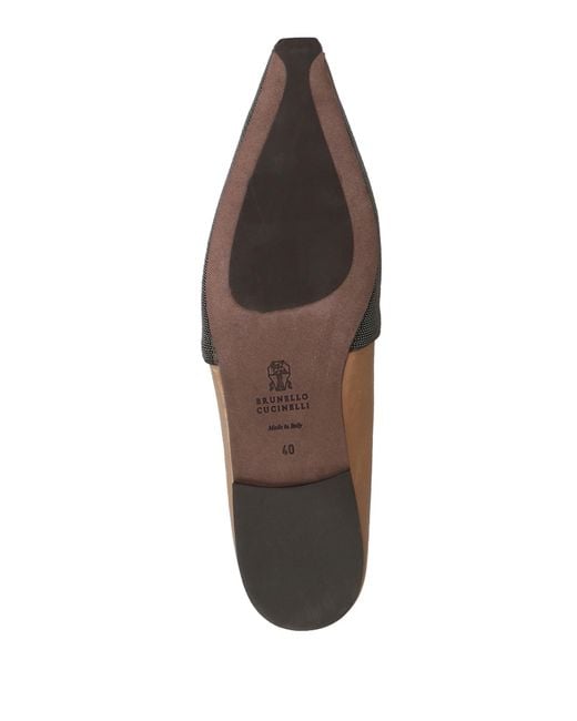 Brunello Cucinelli White Mules & Clogs
