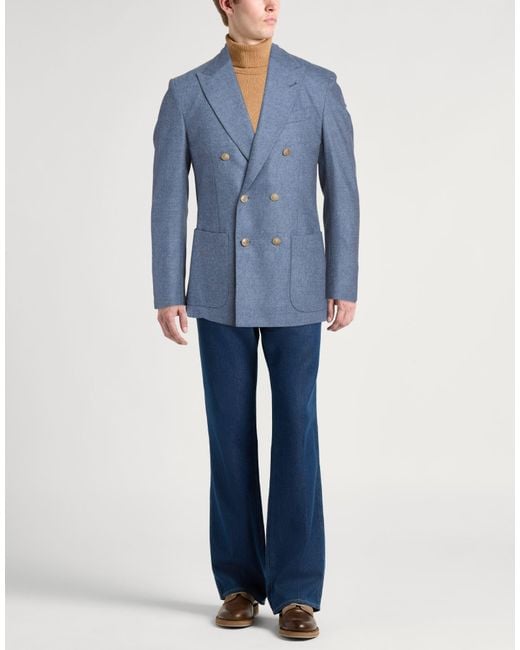 Blazer Eleventy pour homme en coloris Blue