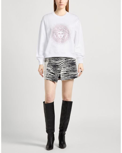 Versace White Sweatshirt Cotton