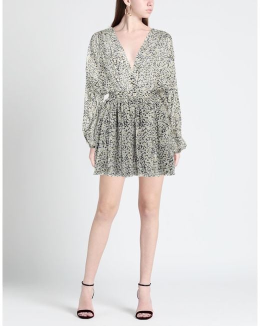 Grifoni Gray Mini Dress