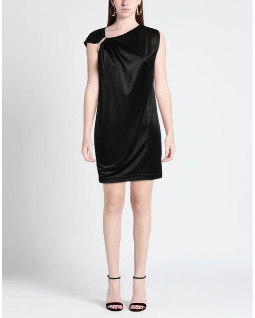 Nenette Black Mini Dress Polyester