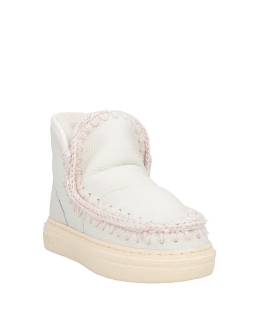 Mou Natural Ankle Boots