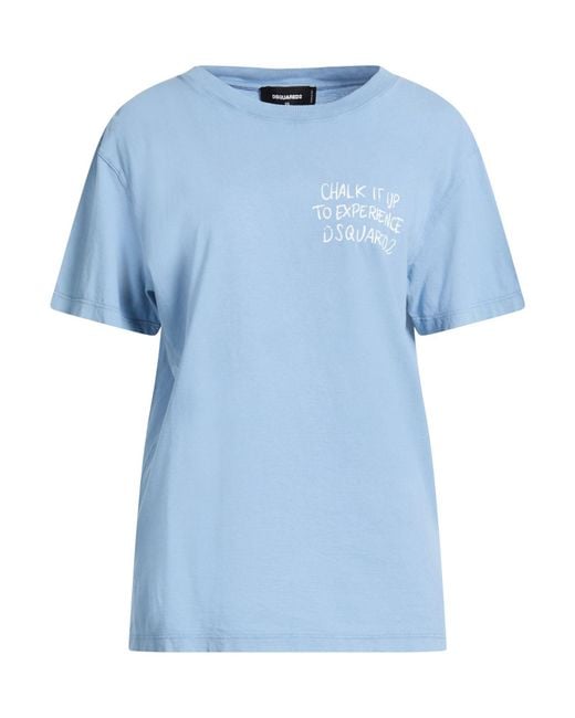 DSquared² Blue T-Shirt Cotton