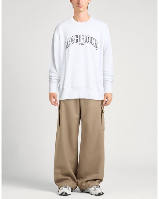 John Richmond White Sweatshirt for men