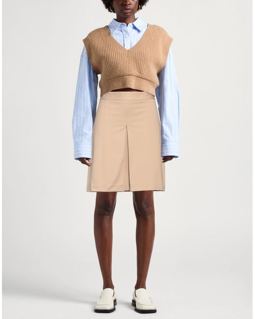 Circolo 1901 Natural Mini Skirt
