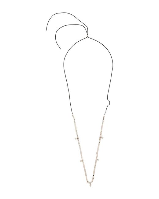 Isabel Marant White Necklace Tin, Polyester