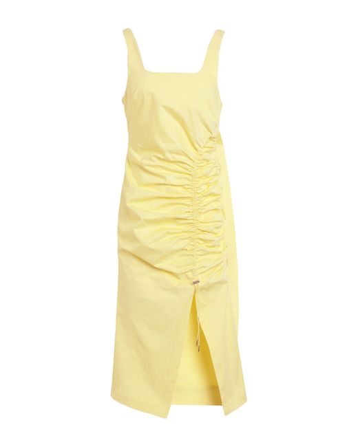 Karl Lagerfeld Yellow Midi-Kleid