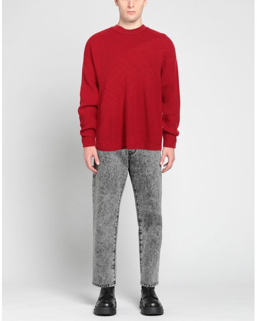 Versace Red Sweater for men