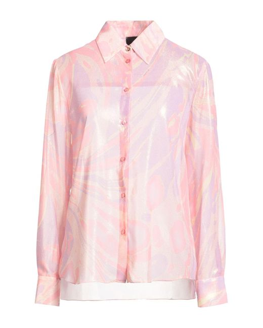 Pinko Pink Shirt Polyester