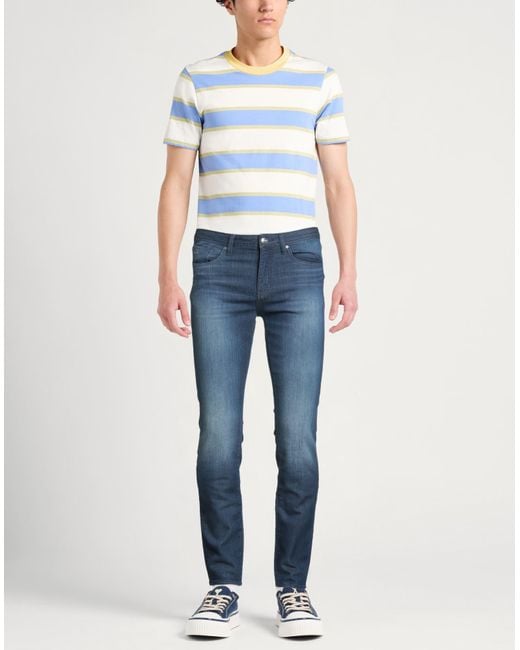 ARMANI EXCHANGE Blue Jeans Cotton, Polyester, Elastane for men